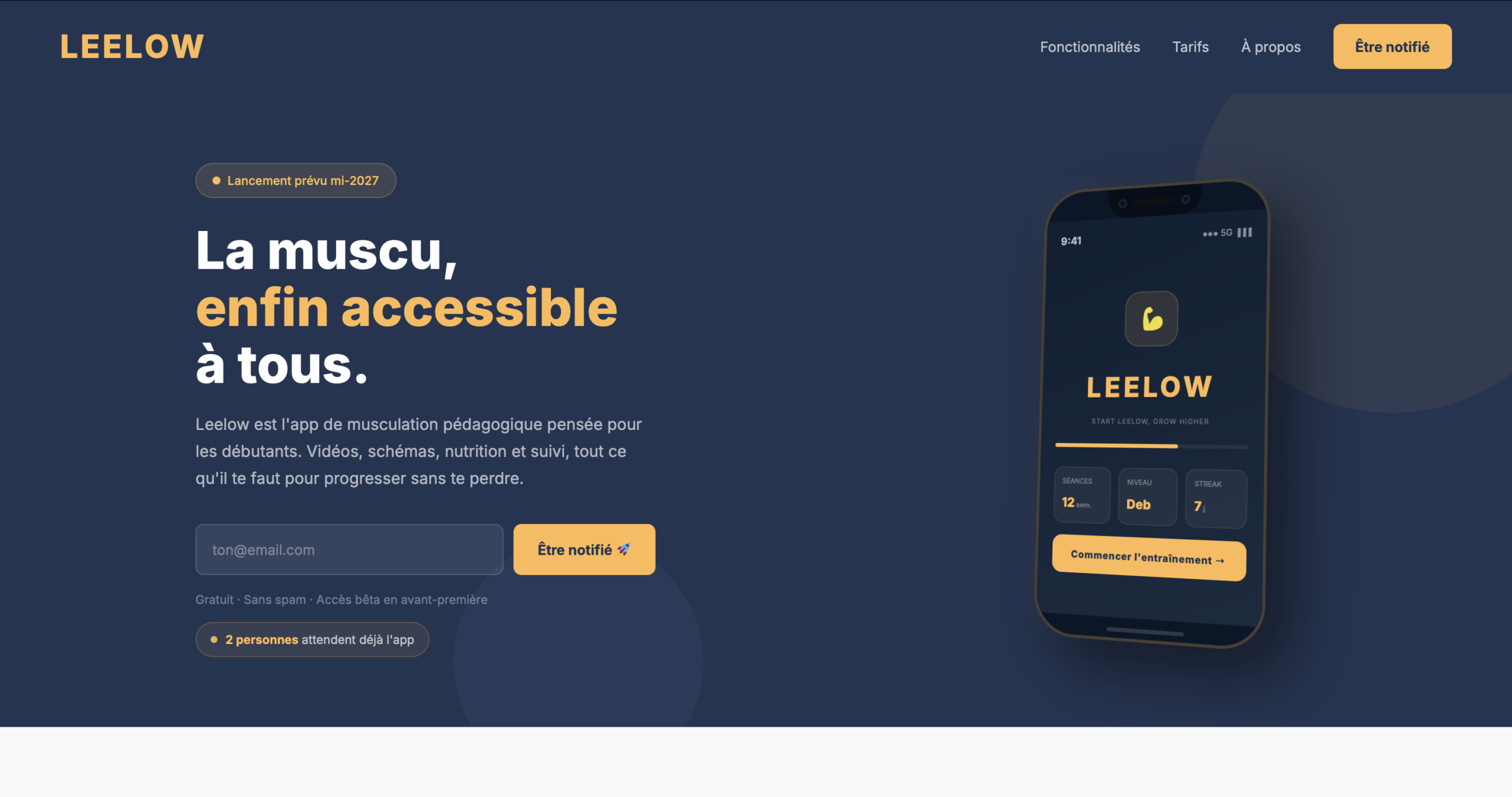 Leelow — site vitrine complet